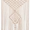 Stuhldekoration MACRAME Baumwolle - Creme