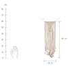 Stuhldekoration MACRAME Baumwolle - Creme
