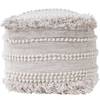 Pouf BOHO LOUNGE Wolle - Creme