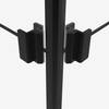 Eckdusche Clean Line Schwarz