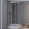 Runddusche Marwell Crystal Silber / Weiß