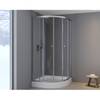 Runddusche Marwell Crystal Silber / Weiß