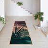 Tapis de yoga Plantes tropicales III Face supérieure : liège<br>Face inférieure : caoutchouc naturel