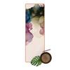 Passatoia/Tappetino yoga Fiori astratti Superficie: sughero<br>Parte inferiore: caucciù