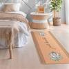 Passatoia/Tappetino yoga Just Breathe Superficie: sughero<br>Parte inferiore: caucciù