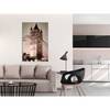 Afbeelding London Bridge canvas - bruin