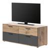 Tv-meubel Yukon II basaltgrijs/eikenhouten look