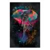Afbeelding Colorful Safari canvas - meerdere kleuren - 60 x 90 cm