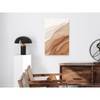 Quadro Falling Fog Tela - Beige - 80 x 120 cm