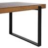 Table Vitinia Imitation chêne / Noir