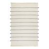 Tappeto di lana Lina Lana pura / Cotone - Beige / Nero - 130 x 190 cm