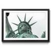 Ingelijste afbeelding Statue Liberty II sparrenhout/acrylglas