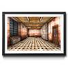 Quadro con cornice Asylum Abete / Vetro acrilico - Beige / Marrone