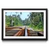 Quadro con cornice Sri Lanka Rails Abete / Vetro acrilico - Multicolore