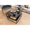 Couchtisch Cascavel III Metall - Schwarz