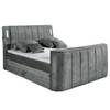 Letto boxspring Touch I MicrofibraSalvo: grigio