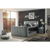 Letto boxspring Touch I MicrofibraSalvo: grigio