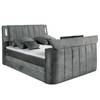 Letto boxspring Touch I MicrofibraSalvo: grigio