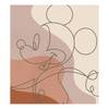 Papier peint Mickey Line Drawing Multicolore - Autres - 250 x 280 x 0.1 cm
