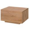 Nachtkastje Vedano Bruin - Massief hout - 50 x 29 x 42 cm