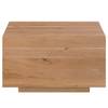 Nachtkastje Vedano Bruin - Massief hout - 50 x 29 x 42 cm
