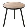 Tavolino Glurns I Metallo - Effetto rovere / Nero