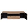 Tv-meubel Moosic Artisan eikenhouten look/grafietkleurig