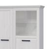 Highboard New Dessa II witte grenenhouten look