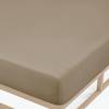 Lenzuolo con gli angoli 0077144 Jersey di cotone - Talpa - 180-200 x 200 cm