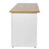 Bureau Chalet D 140 Imitation chêne / Blanc