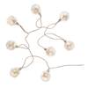 LED-Lichterkette BULB LIGHTS III Glas / Jute - 64-flammig
