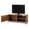 TV-Lowboard Woodson I Akazie massiv / Metall - Akazie Hellbraun