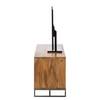 TV-Lowboard Woodson I Akazie massiv / Metall - Akazie Hellbraun