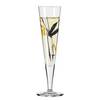 Bicchiere da champagne Goldnacht IV Cristallo - Oro / Nero