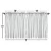 Gordijn Wald II (set van 2) polyester - groen - 140 x 175 cm