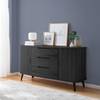 Sideboard HANCK Echtholzfurnier - Eiche Schwarz