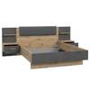 Bettanlage Assen Eiche Artisan Dekor / Beton Dekor