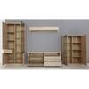 Buffet haut Echo I Avec éclairage inclus - Imitation chêne artisan