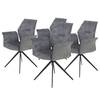 Armleunstoel Alcobendas (set van 4) Grijs