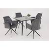 Armleunstoel Alcobendas (set van 4) Grijs