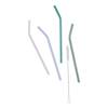 Glastrinkhalm LONG DRINK II (5-teilig) Klarglas - Multicolor