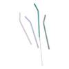 Glastrinkhalm LONG DRINK II (5-teilig) Klarglas - Multicolor
