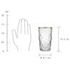 Longdrinkglas UPSCALE (6er-Set) Klarglas - Gold