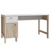 Schreibtisch Thurles Weiß / Eiche Sonoma Dekor