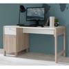 Schreibtisch Thurles Weiß / Eiche Sonoma Dekor