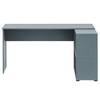 Eckschreibtisch Serie 500 Graublau