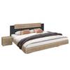 Bettanlage Borba Eiche Sanremo Dekor / Lava - 160 x 200cm