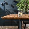 Tavolo da giardino Coba allungabile Legno di acacia parzialmente massello / Alluminio - Marrone