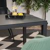 Tavolo da giardino Klay I Alluminio - Nero