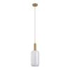 Lampada a sospensione Ebeltoft I Vetro - Bianco / Ottone - 1 punto luce